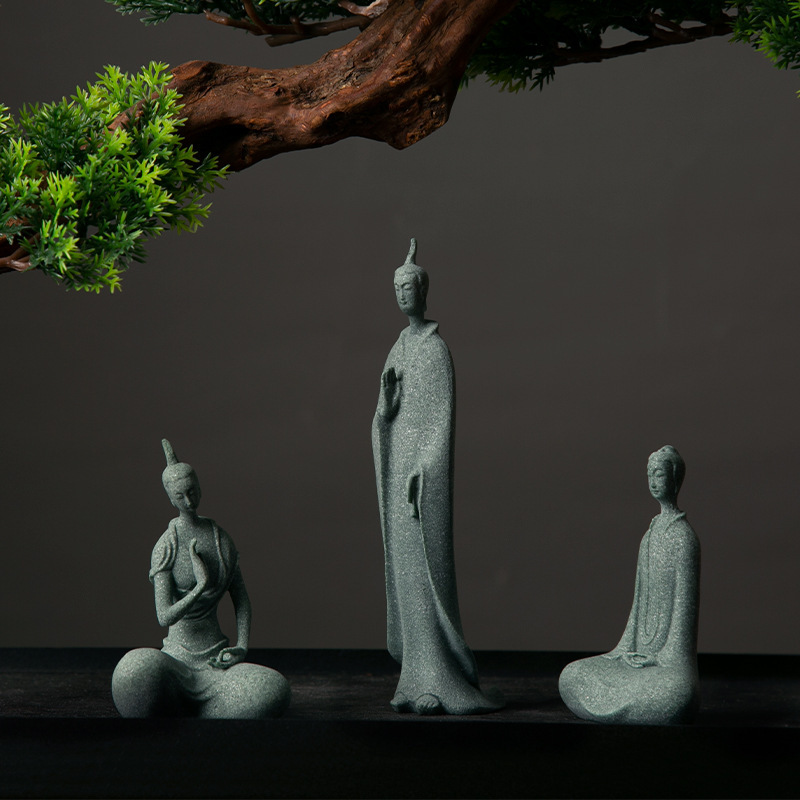 Mini พระสงฆ์Figurines Gardenพร - Bonsai Garden Zen บทวิจารณ์และราคา