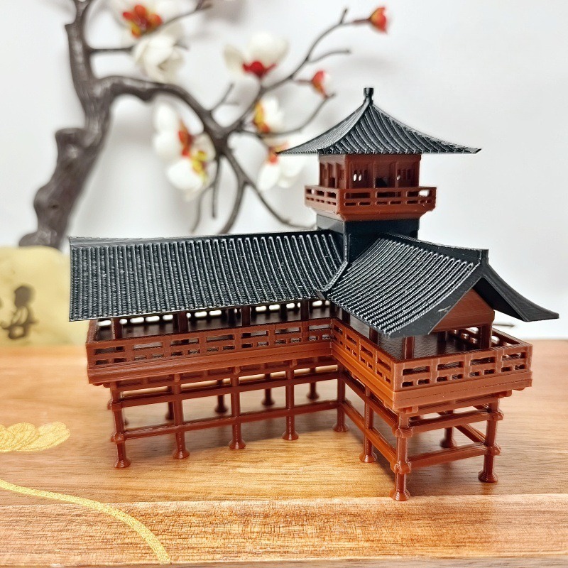 โมเดลสถาปัตยกรรมโบราณ รูปปั้นจ - Bonsai Garden Japan บทวิจารณ์และราคา