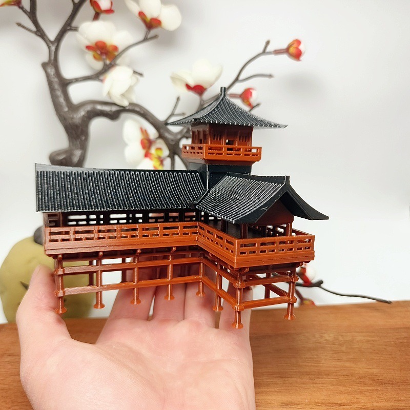 โมเดลสถาปัตยกรรมโบราณ รูปปั้นจ - Bonsai Garden Japan บทวิจารณ์และราคา