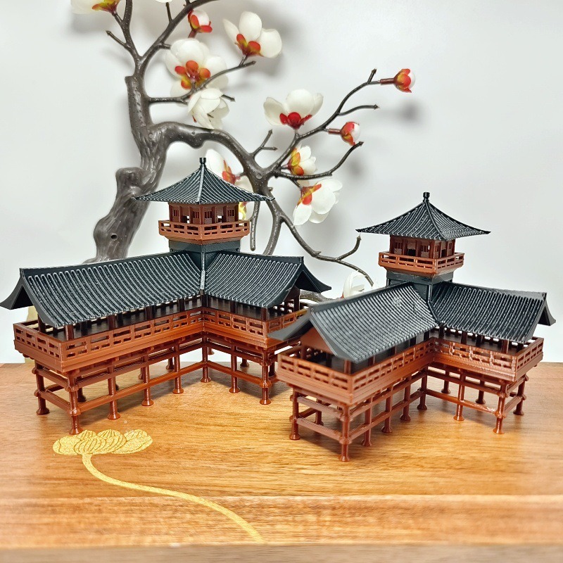 โมเดลสถาปัตยกรรมโบราณ รูปปั้นจ - Bonsai Garden Japan บทวิจารณ์และราคา