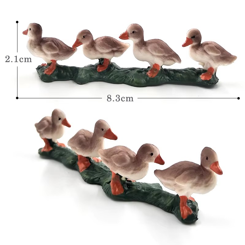 โมเดลจำลองไก่ เป็ด ห่าน สัตว์เ - Bonsai Garden Japan บทวิจารณ์และราคา