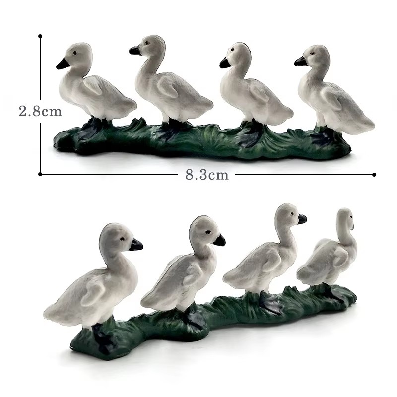 โมเดลจำลองไก่ เป็ด ห่าน สัตว์เ - Bonsai Garden Japan บทวิจารณ์และราคา