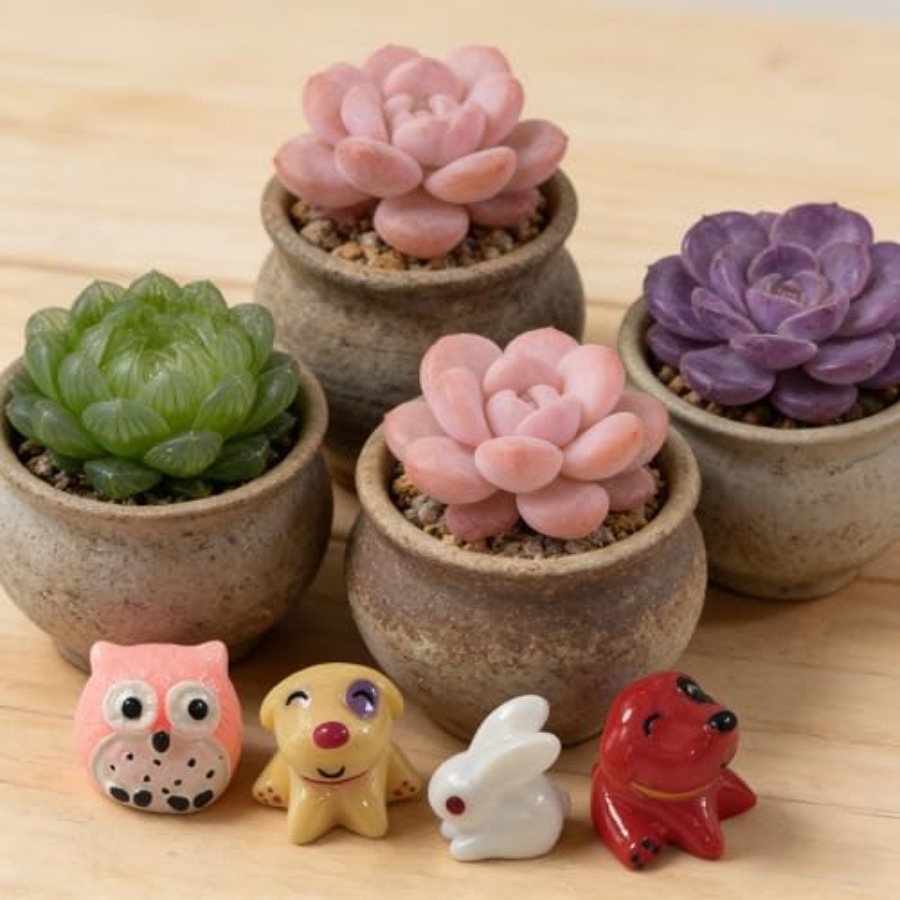 ชุดตกแต่งสัตว์จิ๋ว 74 ชิ้น, โม - Bonsai Garden Japan บทวิจารณ์และราคา