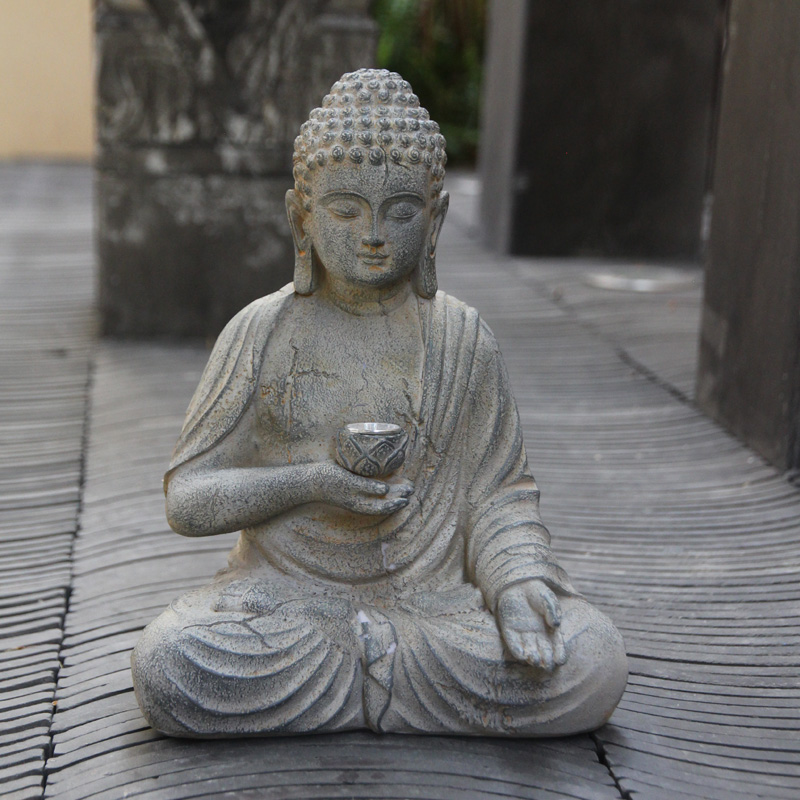 เรซิ่นพลังงานแสงอาทิตย์พระพุทธ - Bonsai Garden Zen บทวิจารณ์และราคา