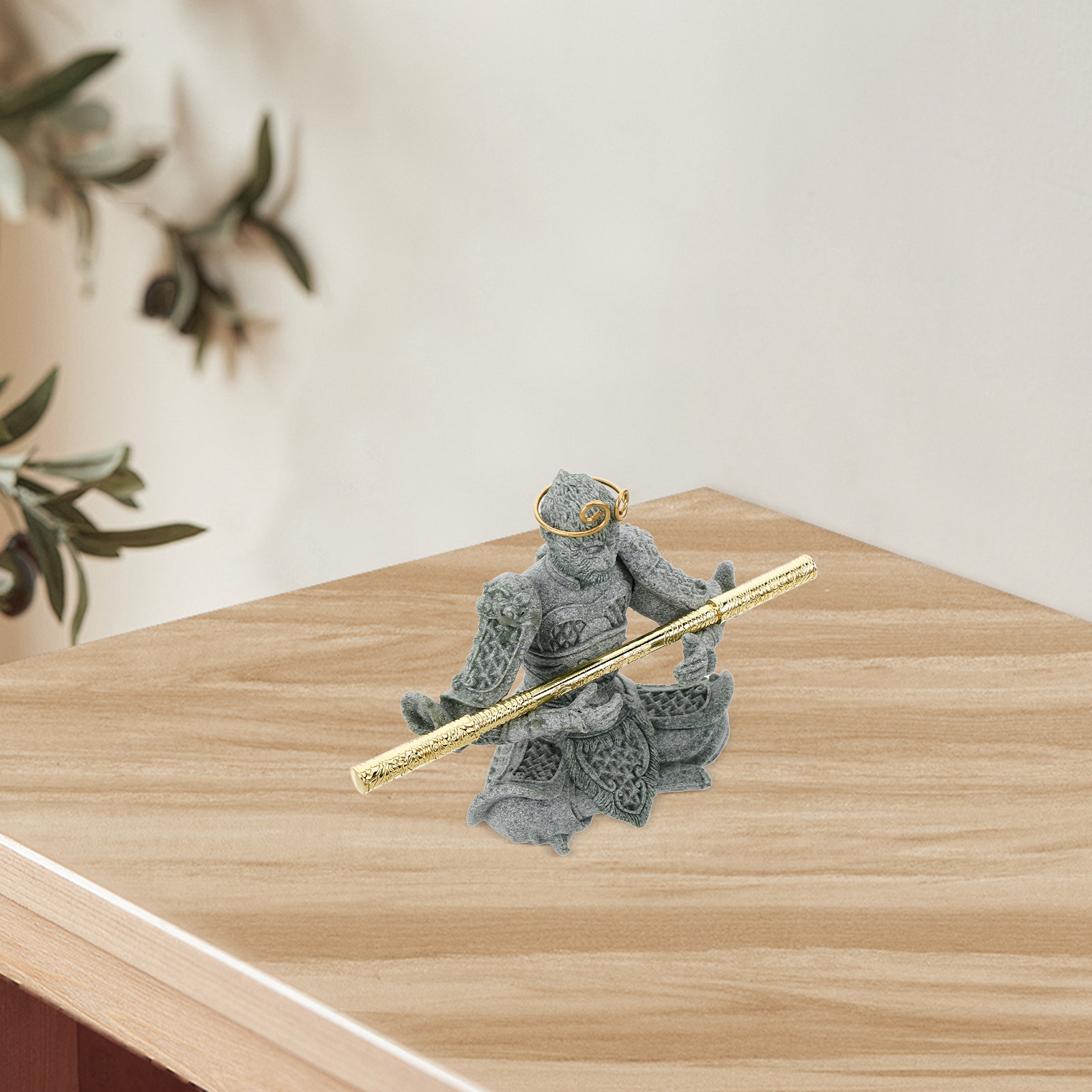 รูปปั้นหินทรายทำมือ วูคง ของตก - Bonsai Garden For Desk บทวิจารณ์และราคา