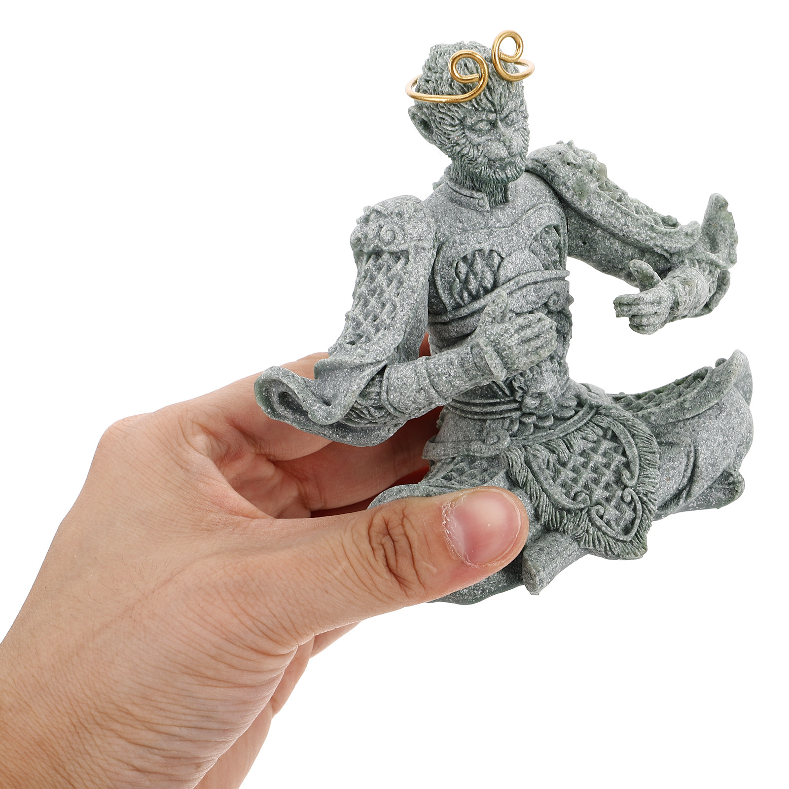 รูปปั้นหินทรายทำมือ วูคง ของตก - Bonsai Garden For Desk บทวิจารณ์และราคา