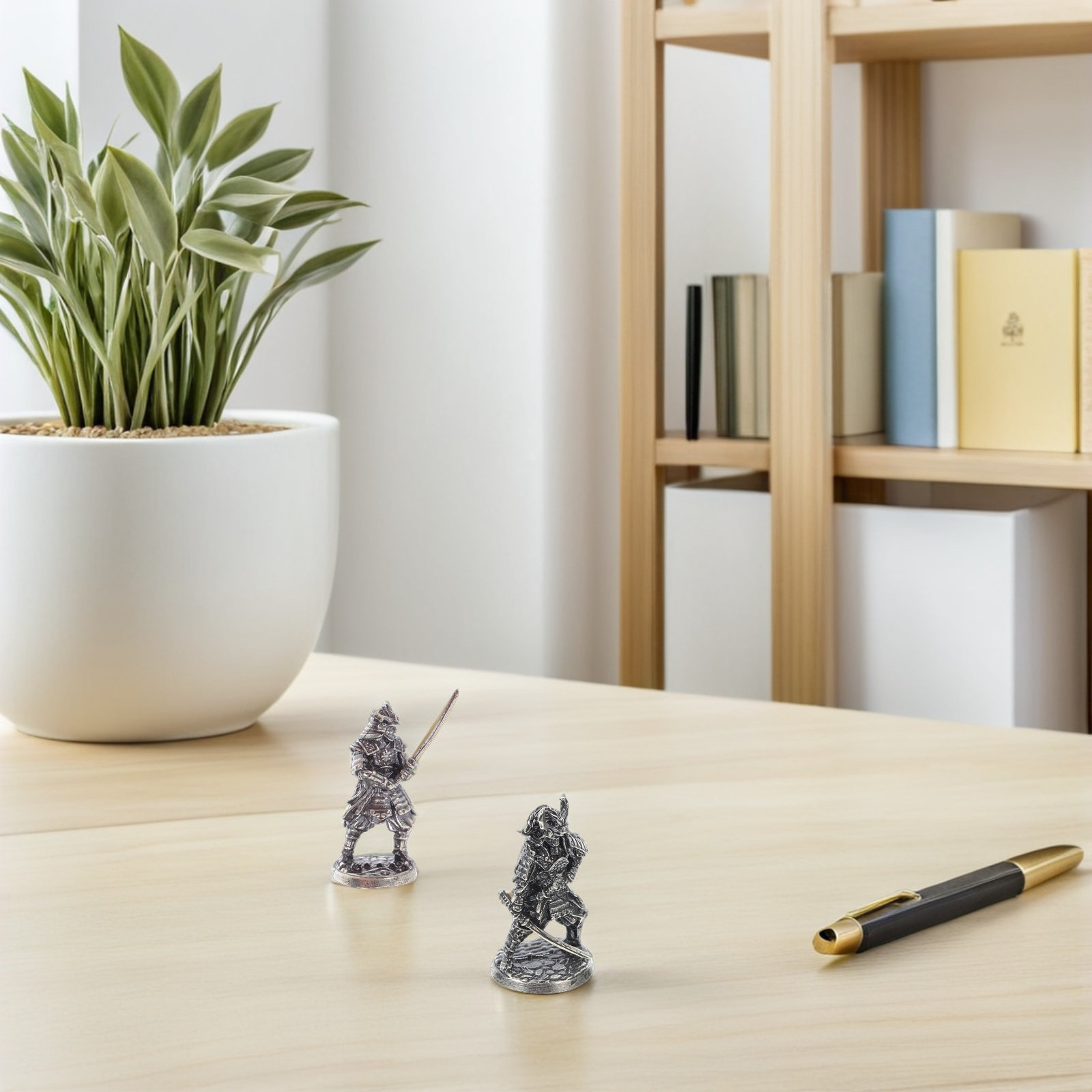 รูปปั้นนักรบซามูไรญี่ปุ่น 2 ชิ - Bonsai Garden For Desk บทวิจารณ์และราคา
