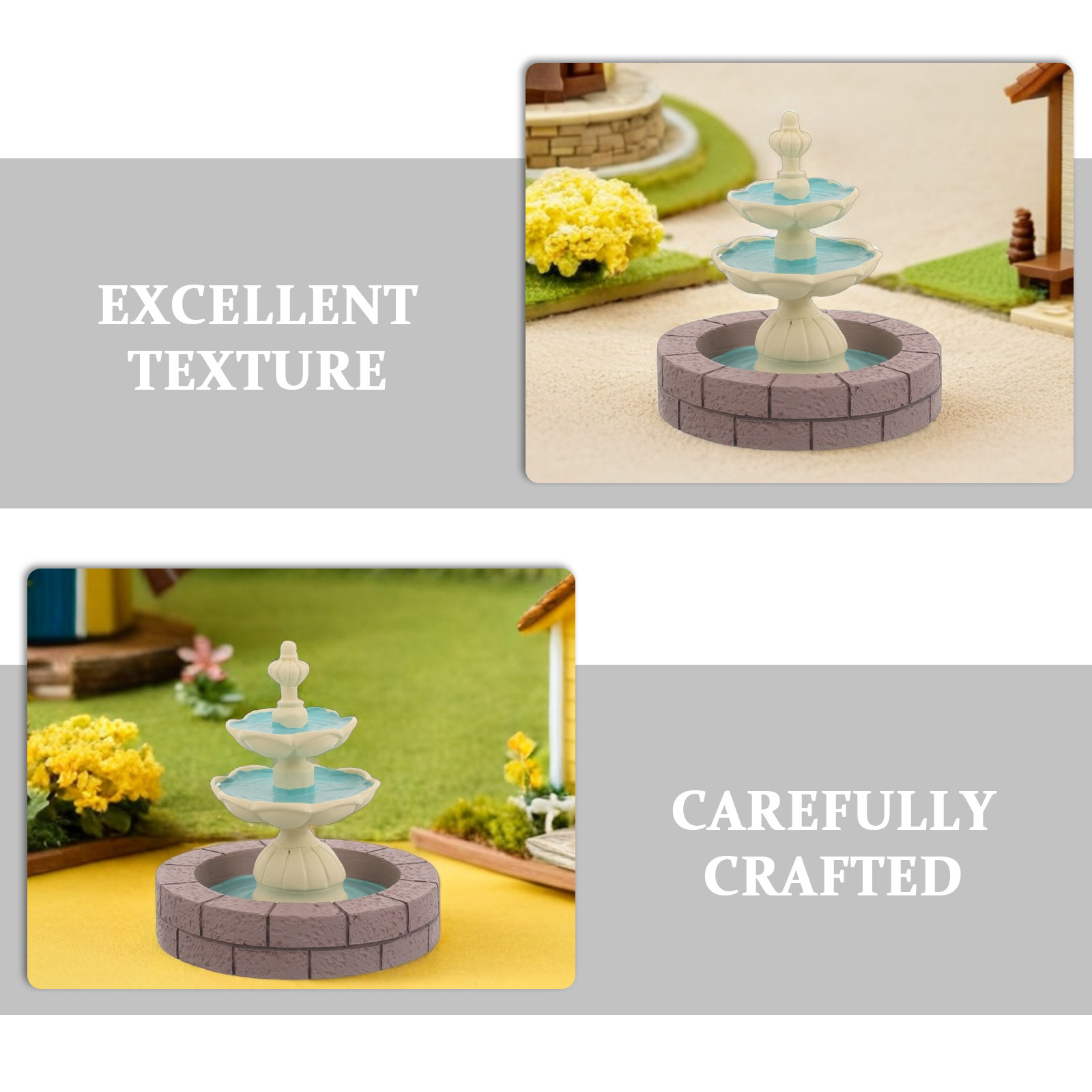 น้ำพุเรซินขนาดเล็ก 2 ชิ้น ตกแต - Bonsai Garden For Desk บทวิจารณ์และราคา
