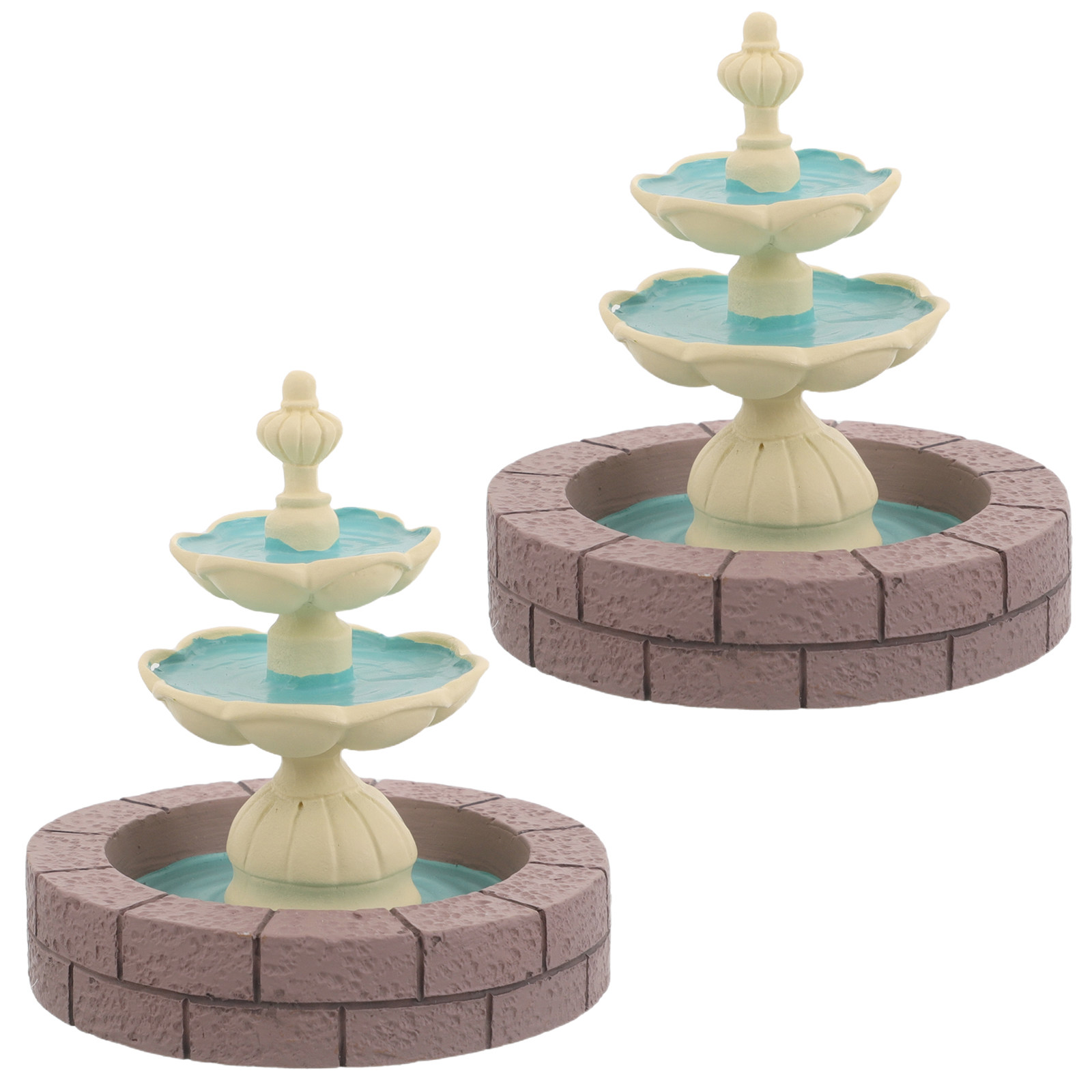 น้ำพุเรซินขนาดเล็ก 2 ชิ้น ตกแต - Bonsai Garden For Desk บทวิจารณ์และราคา