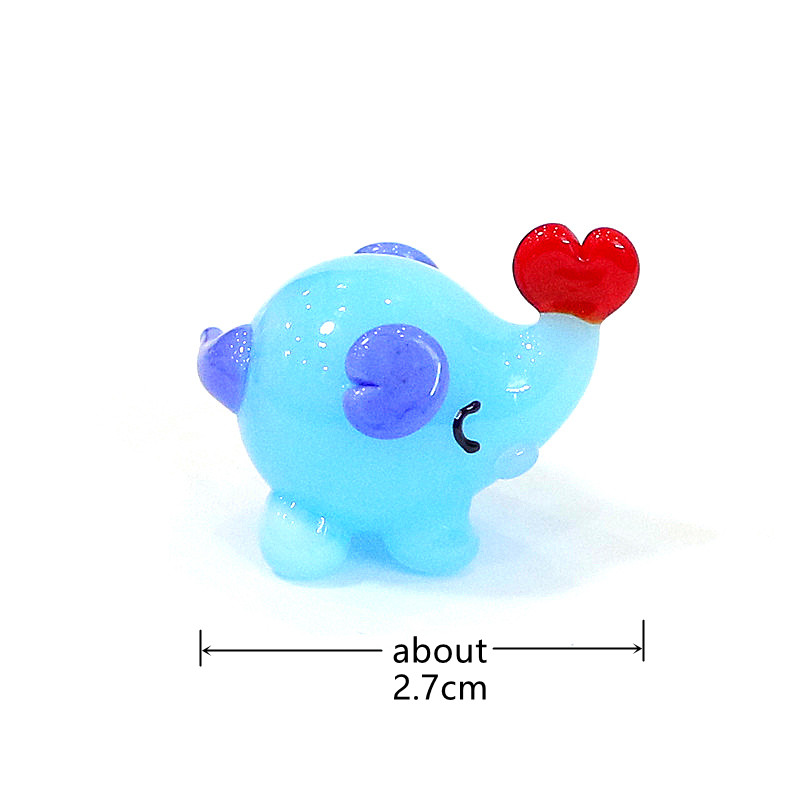 ตุ๊กตาช้างแก้วจิ๋วน่ารัก สไตล์ - Bonsai Garden Japan บทวิจารณ์และราคา