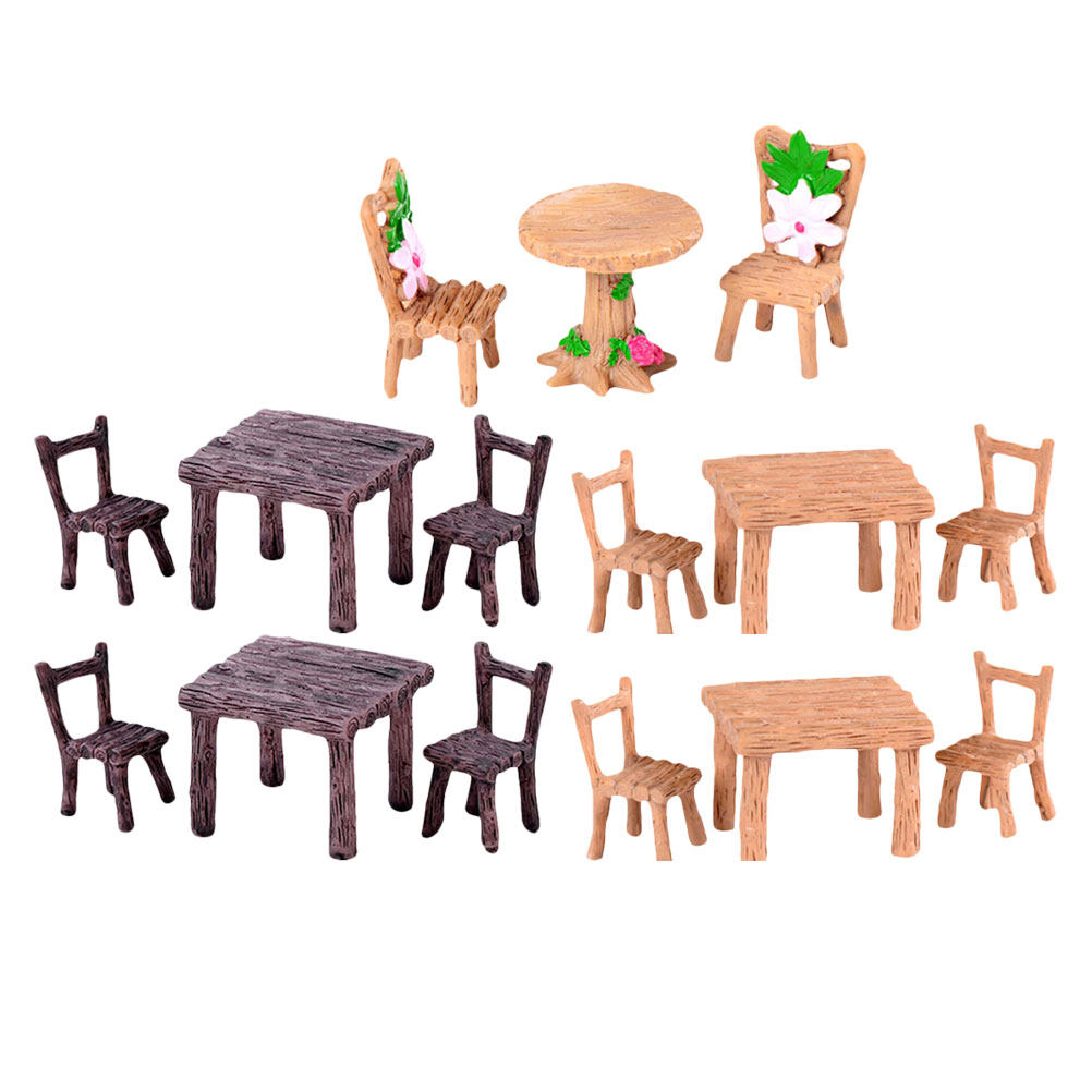 ชุดโต๊ะเก้าอี้เรซินขนาดเล็ก 5  - Bonsai Garden Mini บทวิจารณ์และราคา
