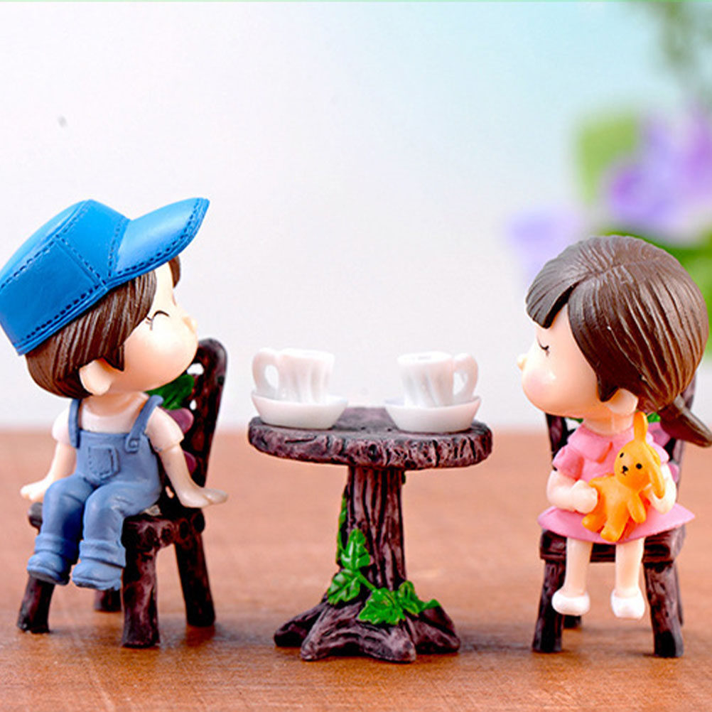 ชุดโต๊ะเก้าอี้เรซินขนาดเล็ก 5  - Bonsai Garden Mini บทวิจารณ์และราคา